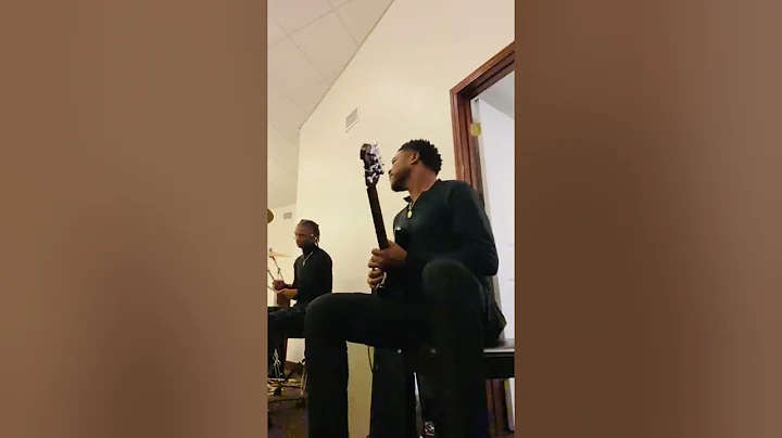 Rodrick Jones playing his Music Man Cutlass SSS