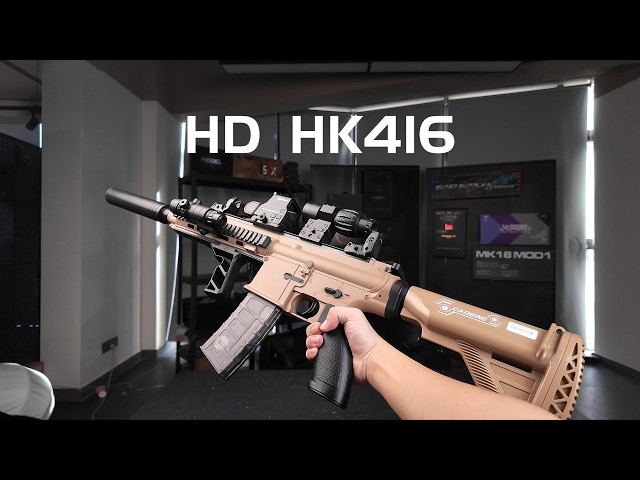 HD HK416 toy blaster #unboxing #ToyReview #MilitaryToy #toyblaster