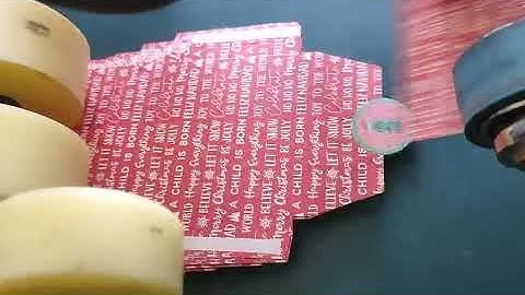 Double side adhesive tape applicator in ROLAM Folder Gluer machine