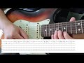 Rina sawayama  dynasty guitar solo tutorial w tabs