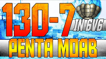 MW3: PENTA MOAB on DOME 6v6 ( 5 in One Game )!