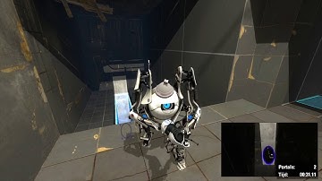 [Least Portals] Portal 2 Co-op Catapult Block in 4 portals WR - by empireboy2000 and LsDK_