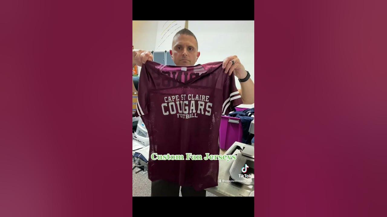 Custom Football Jerseys #stahls #football #customapparel #coastaltheads #fangear