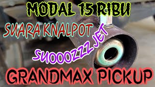 SUARA KNALPOT SUOS GRANDMAX PICKUP || MODAL 15 RIBU SUARA KNALPOT BIKIN BUDEG TELINGA | KNALPOT SUOS