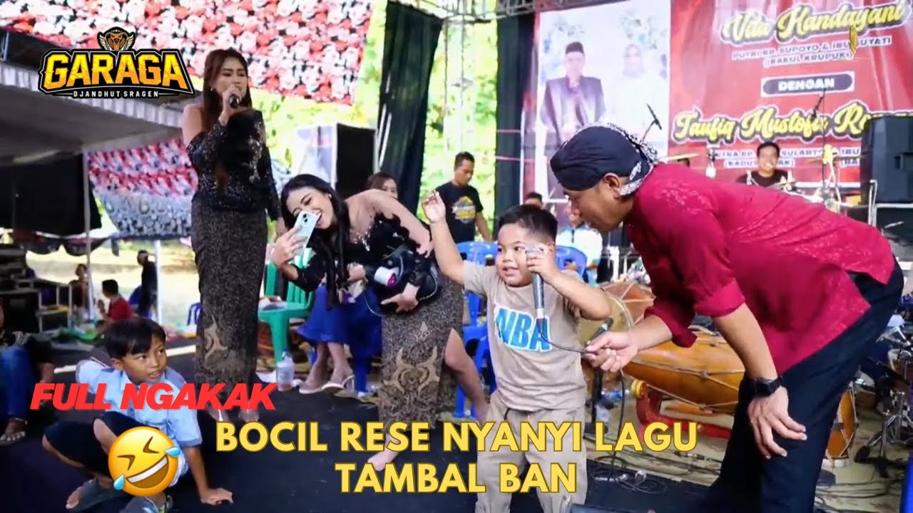 BOCIL RESE NYANYI LAGU TAMBAL BAN | GARAGA Djandhut Sragen