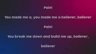 believer (imagine dragons) karaoke