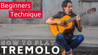 How to play TREMOLO | Classical & Flamenco Guitar Lesson