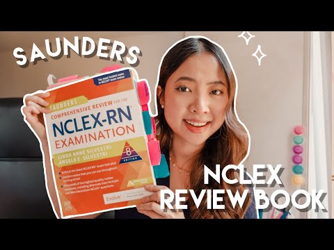 How I study using the NCLEX Saunders Review Book | Free Saunders NCLEX Ebook