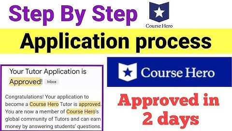 how to become a tutor on course hero | course hero application process