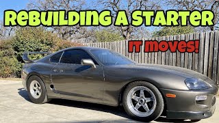 Supra Moves Under It&#39;s Own Power. How to Rebuild A Starter