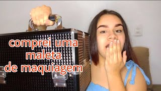 GANHEI UMA MALETA DE MAQUIAGEM DO MEU PAI NA SHOPEE | será que compensa??