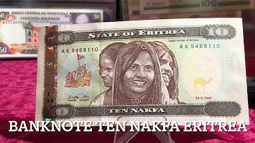 Banknote Ten Nakfa Eritrea