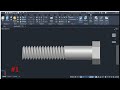 Tutorial AutoCAD 2021 Tornillo