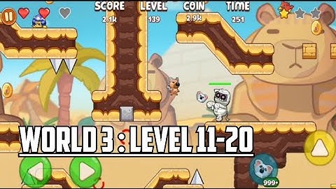 Super Capybara Adventure World 3 Level 11-20 | Super Capybara Adventure World 3