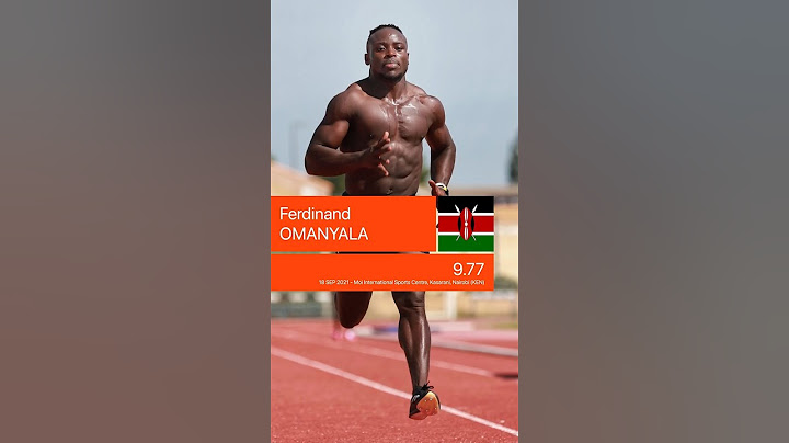 Fastest African Men Over 100m – All-Time Top 5