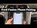 Ford fusion bluetooth phone connect 2017  2020 how to pair sync iphone andriod samsung play music