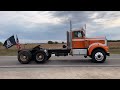 1974 50th Anniversary Kenworth W900 gets some straight pipes!!!