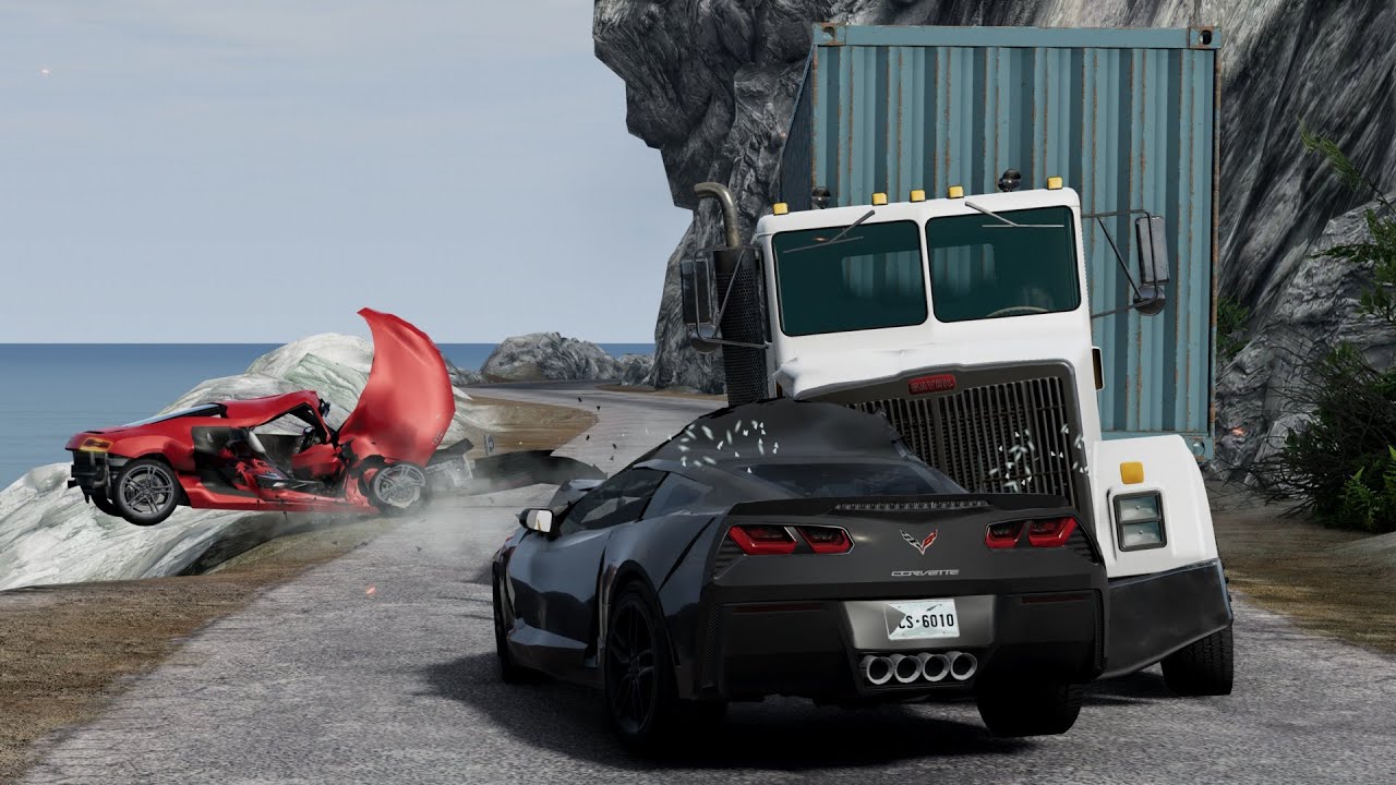 BeamNG.Drive [#309] - Realistic Street Racing Crashes