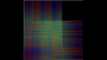 Hitomezashi Stitch Pattern, 90 Degrees, Rainbow Stitching #animation #geometricpatterns #art