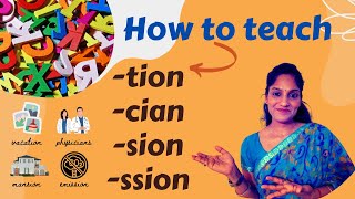 -TIAN -CIAN -SION -SSION Rules | Easily teach different /shun/ sound spellings to kids | #phonics