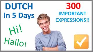 Learn Dutch in 5 Days  Conversation for Beginners