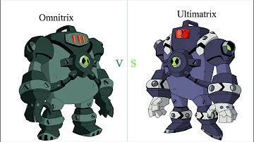 Omnitrix vs Ultimatrix side by side comparison All Parts