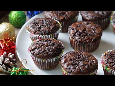 video chocolate banana muffins recipe Christmas recipes, Worldwide Recipes chocolate banana muffins recipe Christmas recipes