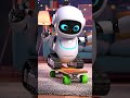Tiny Robot Finds a Skateboard 🤖