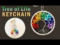 DIY Tutorial l  Wire Wrapped Tree of Life Keychain / Pendant