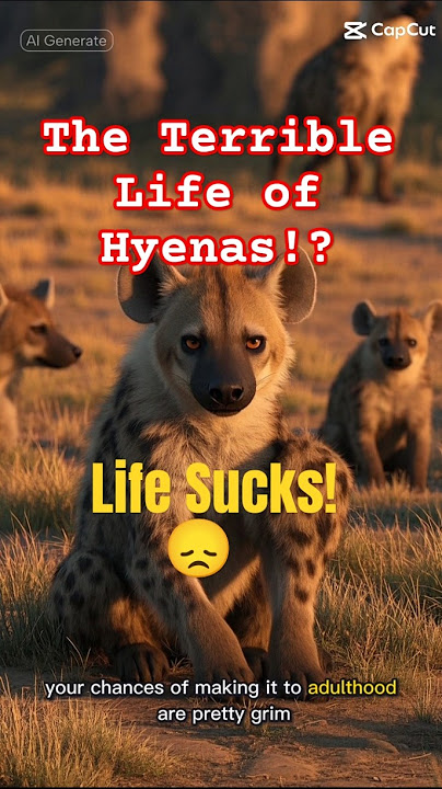 The Sad Lives of Hyenas! 😱😞