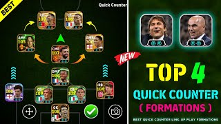 Top 4 Best Quick Counter Formations In eFootball 2027 🔥 | Best Formation eFootball 2027 screenshot 1