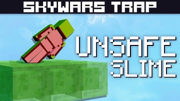 Skywars | The slime block trap