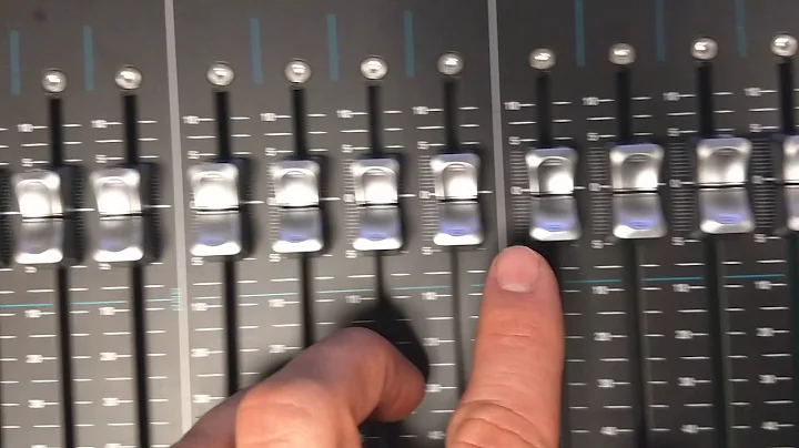 How to calibrate faders on A&H SQ mixer