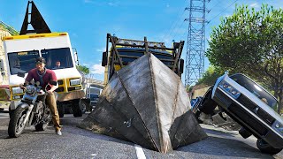 When the Trucker Got Tired of Traffic Jams  GTA 5 Action movie