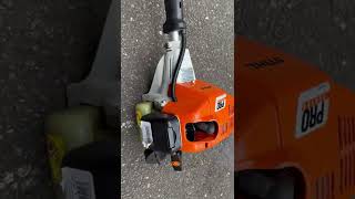 Stihl FS 85 R Brushcutter Weedeater Weed Whacker  Start and run