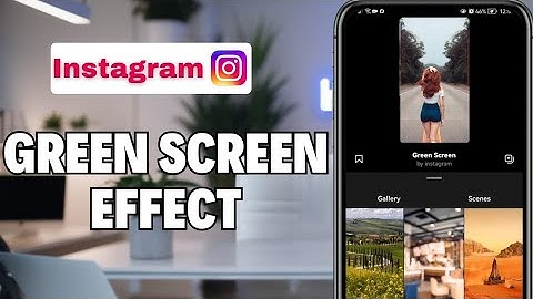 How To Use Green Screen On Instagram | New Feature