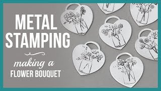 Player Profile How to Metal Stamp Flower Bouquets - Beaducation.com