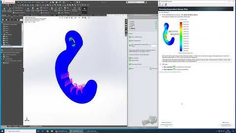 Simulationxpress Overview Tutorial Solidworks (Hook)