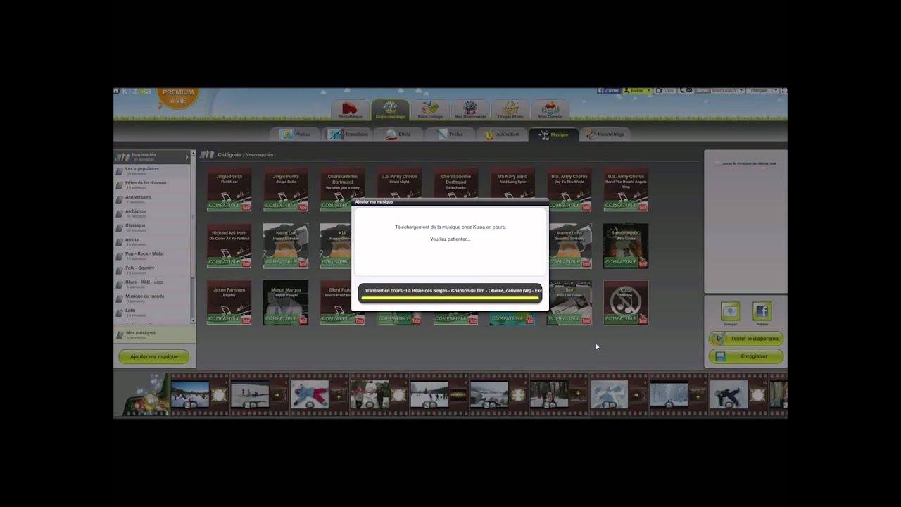 Comment Utiliser La Musique Sur Mon Diaporama Tutoriel Kizoa Youtube