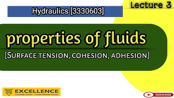 Properties of fluids | Hydraulics | 3330603 | full syllabus | Lecture 3 | part 2 | GTU |