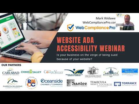 Website ADA Accessibility Webinar - July 6, 2022