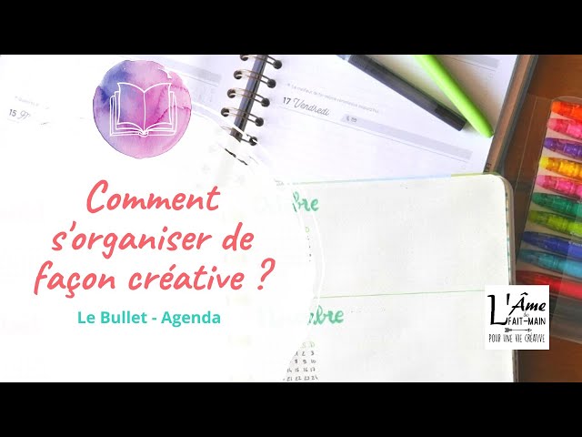 Bullet Agenda 2022 : comment s'organiser avec un agenda façon bullet  journal 