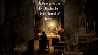 🙏Prayer to the Holy Eucharist – Living Bread of Heaven #eucharist #eucharisticadoration
