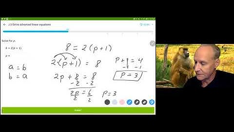 IXL Algebra 1 - J.5 Solve Advanced Linear Equations