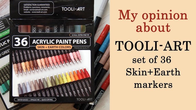 TOOLI-Art: acrylic paint pens (review) 