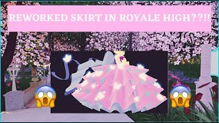 New Reworked Skirt Royale High Update - roblox royale high royal stroll in the garden skirt