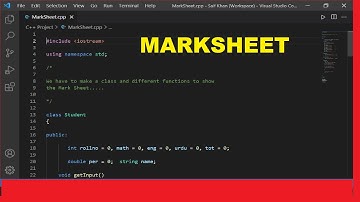 Student Marksheet program in C++ by Technical Aroushay