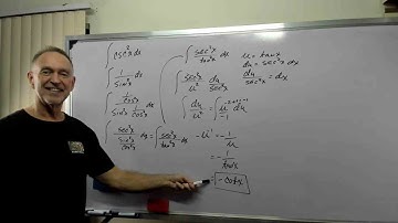 Calculus 2 Integral of [Csc(x)]^2 dx