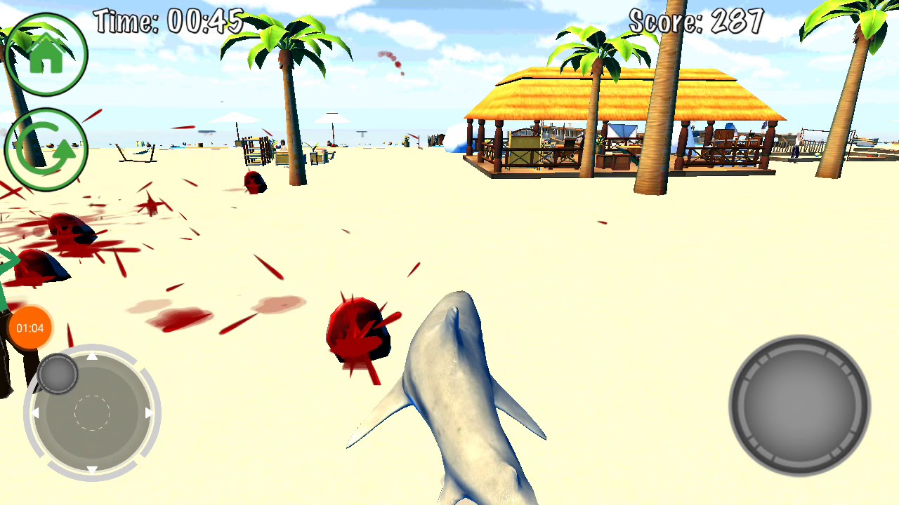 Playing shark simulator