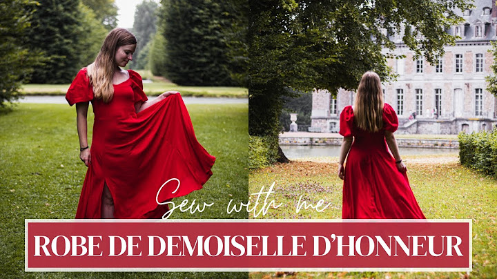 SEW WITH ME | Couture de ma robe de Demoiselle d'honneur